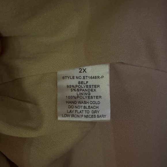 Peach gold sequin blouse - Picture 5 of 5